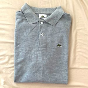 Men’s Gently Used Lacoste Polo Grey XL